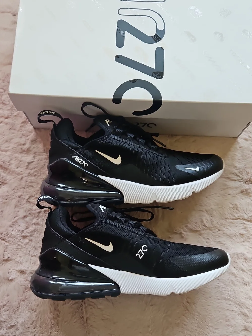 Womens Nike Air Max 270 Black/Anthracite White Size 7